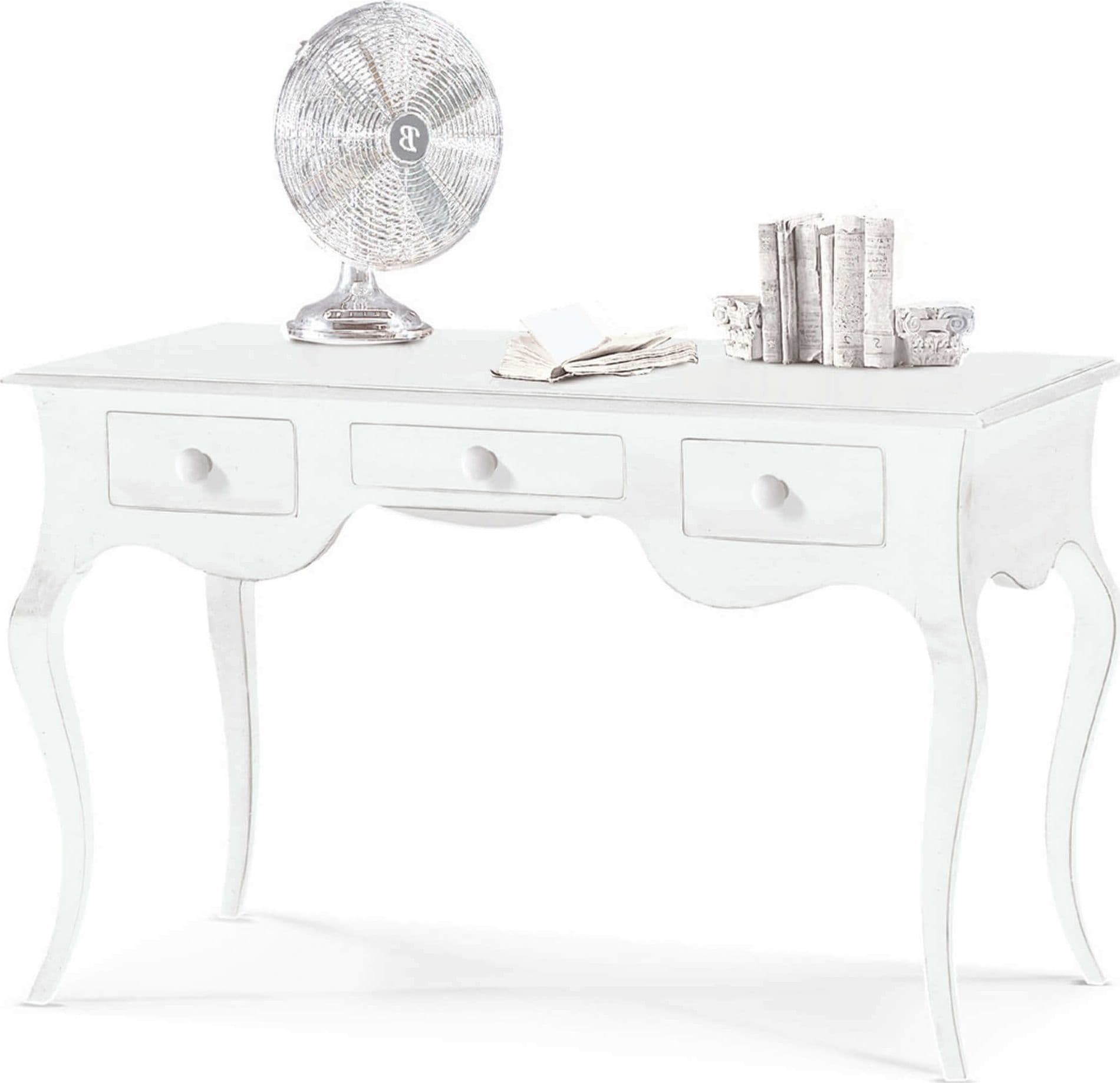 MICHELLE - scrivania in legno massello 150x75x80 Bianco in Scrittoi Milani Home - Dueville, commercioVirtuoso.it