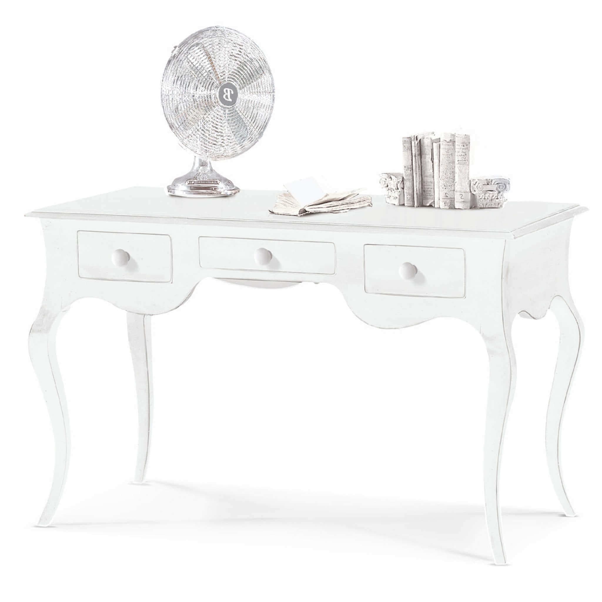 MICHELLE - scrivania in legno massello 150x75x80 Bianco in Scrittoi Milani Home - Dueville, commercioVirtuoso.it