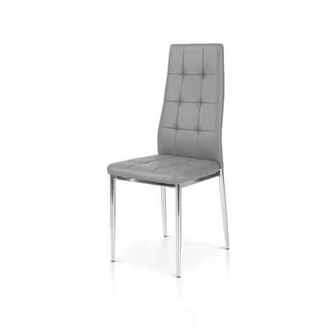 CHERIE - sedia in ecopelle Grigio scuro in Sedie Milani Home - Dueville, commercioVirtuoso.it