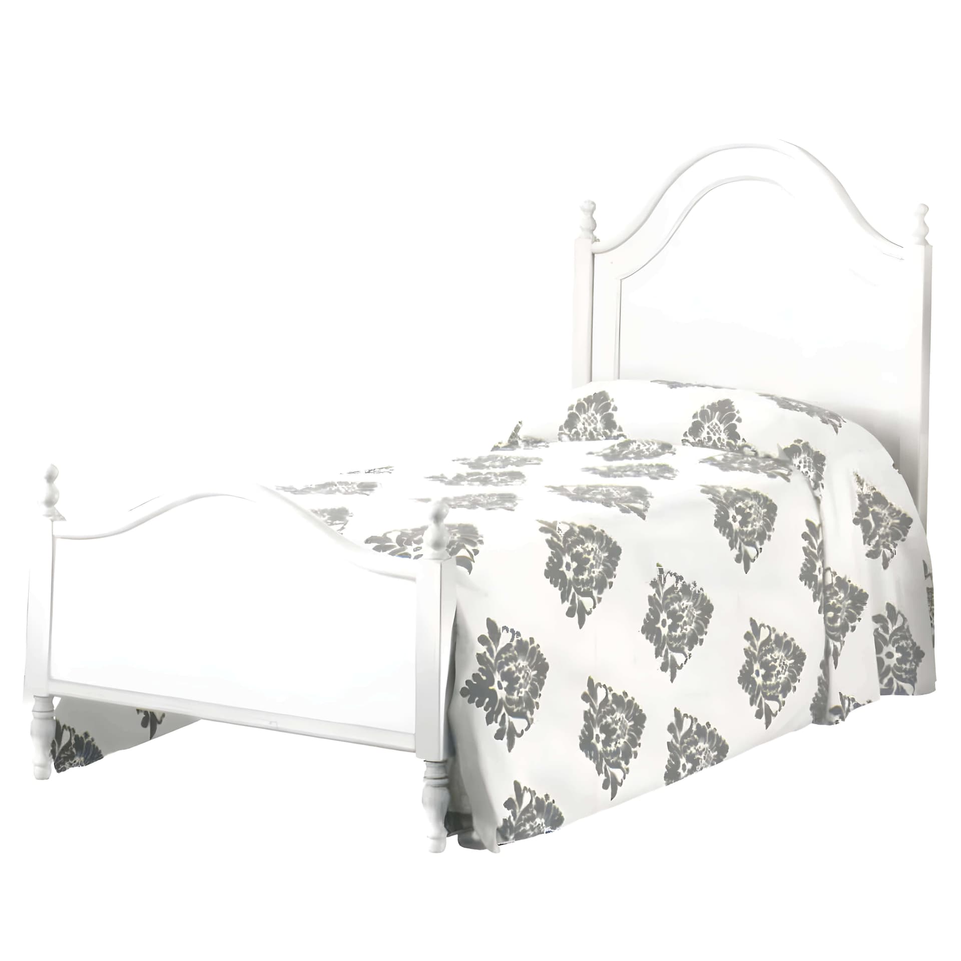 AQUILAE - letto singolo in legno bianco cm 100 x 212 x 135 h Bianco in Strutture letto Milani Home - Dueville, commercioVirtuoso.it