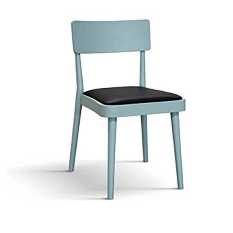 ANDROMEDA - sedia moderna in ecopelle cm 48 x 45,5 x 79 h Azzurro in Sedie Milani Home - Dueville, commercioVirtuoso.it