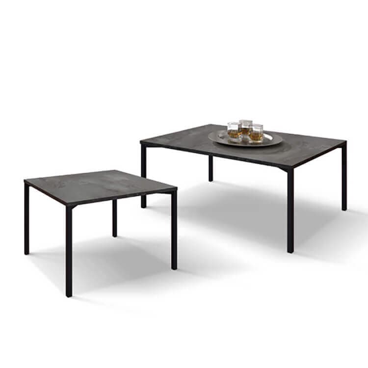 CALLIOPE - tavolo da pranzo quadrato cm 55 x 55 x 45 h Antracite in Tavoli da sala da pranzo Milani Home - Dueville, commercioVirtuoso.it