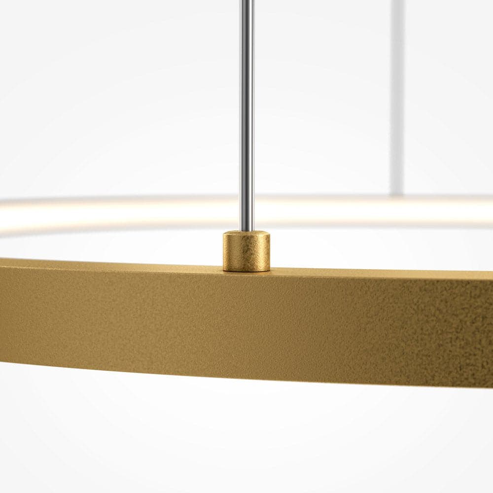 Lampadario A Sospensione Moderno Glint Alluminio Ottone 1 Luce Led 36W in Lampade a sospensione LuceArt - Montecorvino Pugliano, commercioVirtuoso.it