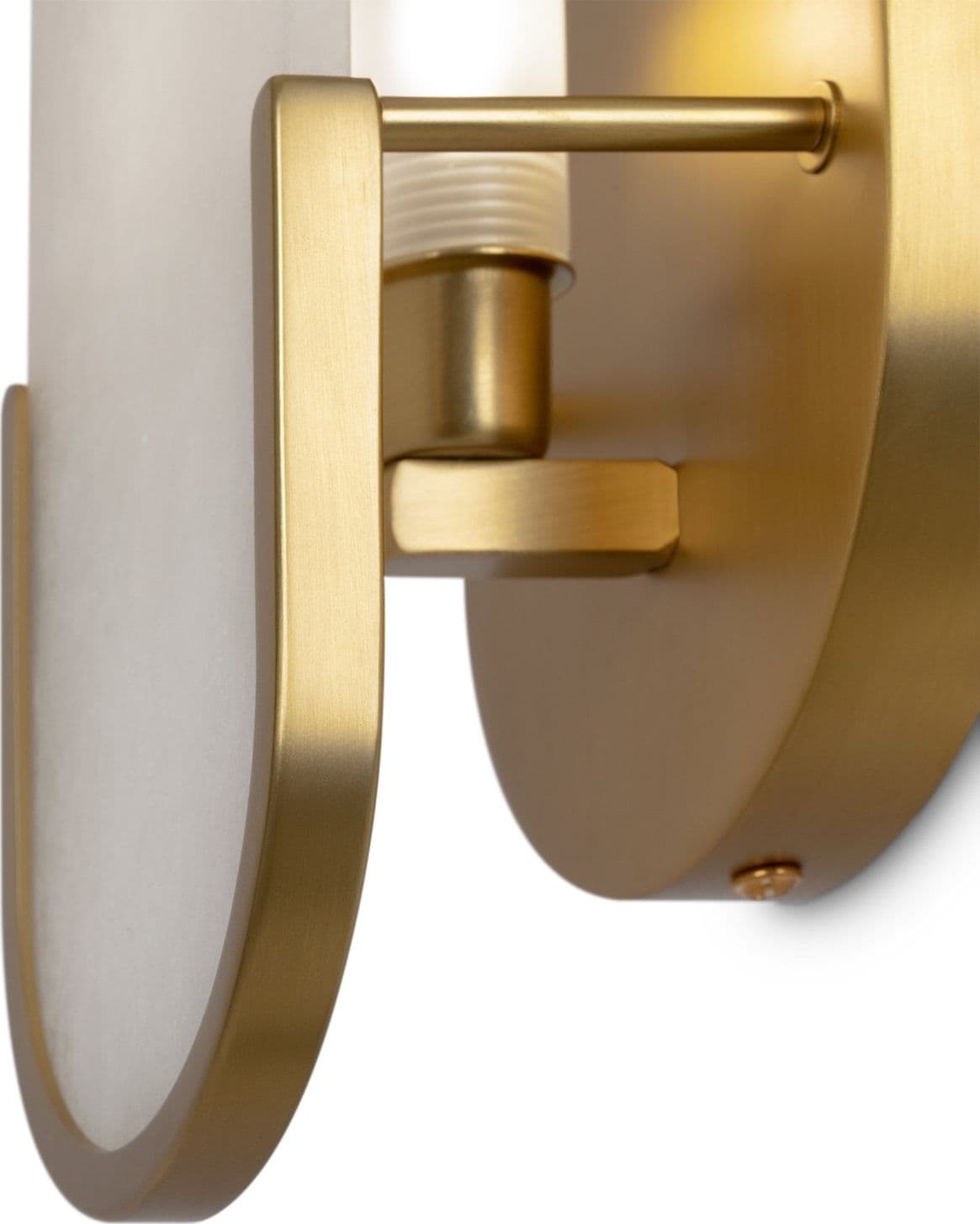 Applique Da Parete Moderno Marmo Metallo Oro Marmo 1 Luce E14 40W in Applique LuceArt - Montecorvino Pugliano, commercioVirtuoso.it