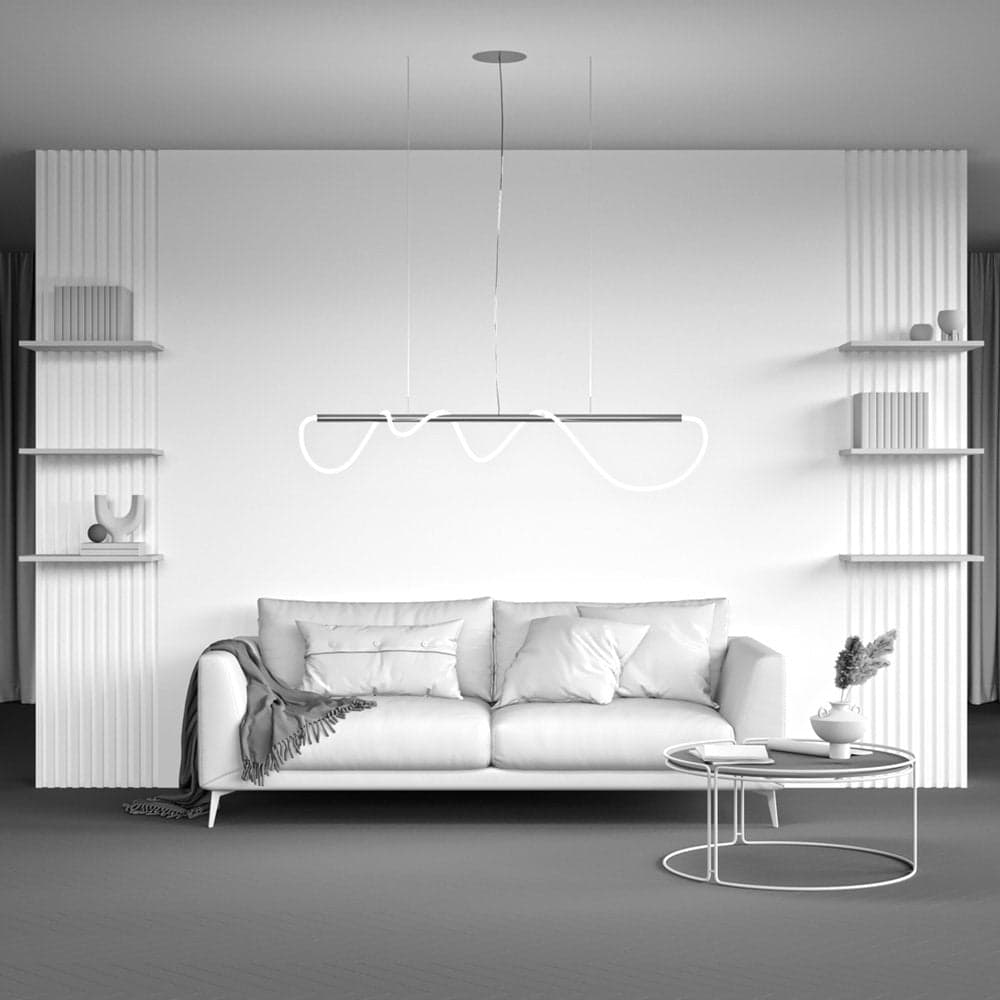 Lampadario A Sospensione Moderno Tau Alluminio Oro 1 Luce Led 30W in Lampade a sospensione LuceArt - Montecorvino Pugliano, commercioVirtuoso.it
