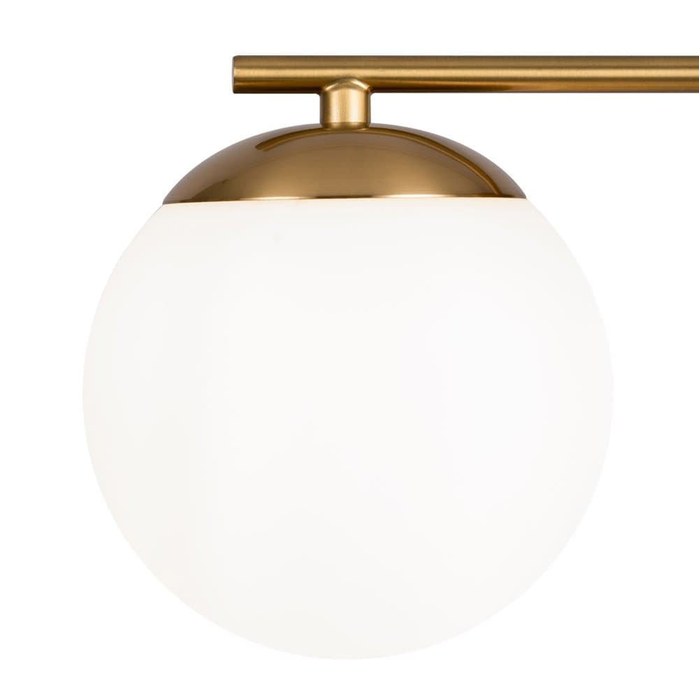 Applique Contemporanea Marble Metallo Ottone 1 Luce Diffusore Bianco in Applique LuceArt - Montecorvino Pugliano, commercioVirtuoso.it
