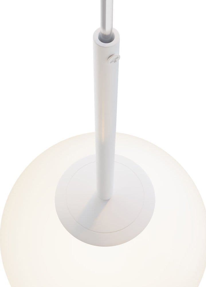 Lampadario Minimal Basic Form Grande In Metallo Bianco 1 Luce E Diffusore Bianco in Lampade a sospensione LuceArt - Montecorvino Pugliano, commercioVirtuoso.it