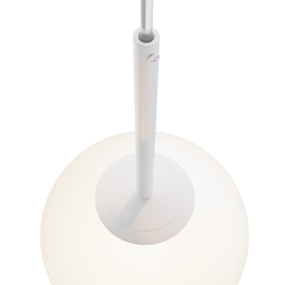 Lampadario Minimal Basic Form Grande In Metallo Bianco 1 Luce E Diffusore Bianco in Lampade a sospensione LuceArt - Montecorvino Pugliano, commercioVirtuoso.it