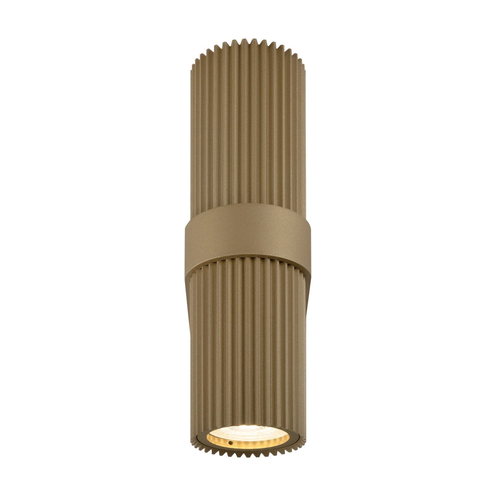 Applique Da Parete Moderno Dynamics Alluminio Oro 2 Luci Gu10 50W in Applique LuceArt - Montecorvino Pugliano, commercioVirtuoso.it