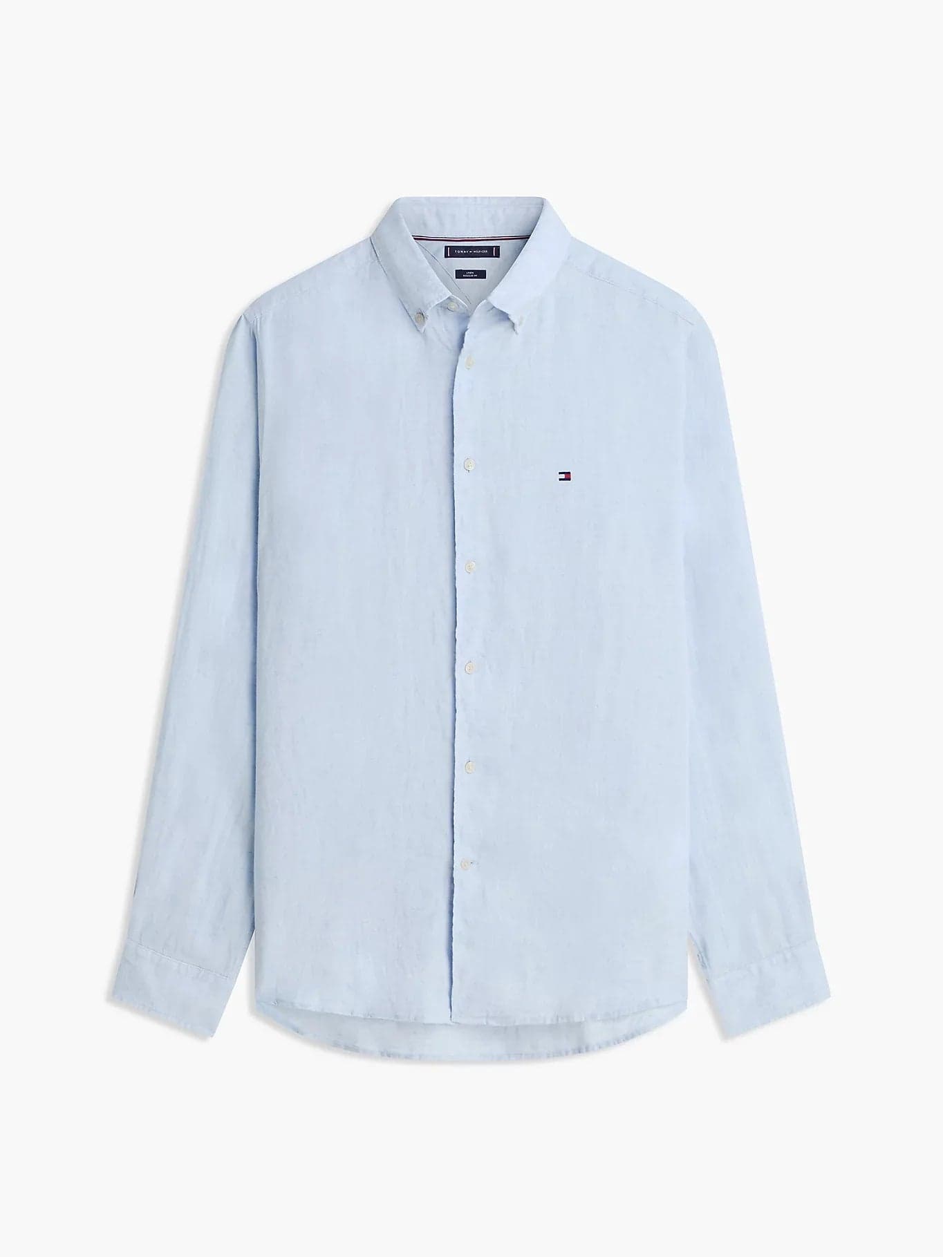 Camicia uomo Tommy Hilfiger in lino regular fit azzurra MW0MW41530C1O in Autocategorizzazione Broadway Red - Barletta, commercioVirtuoso.it