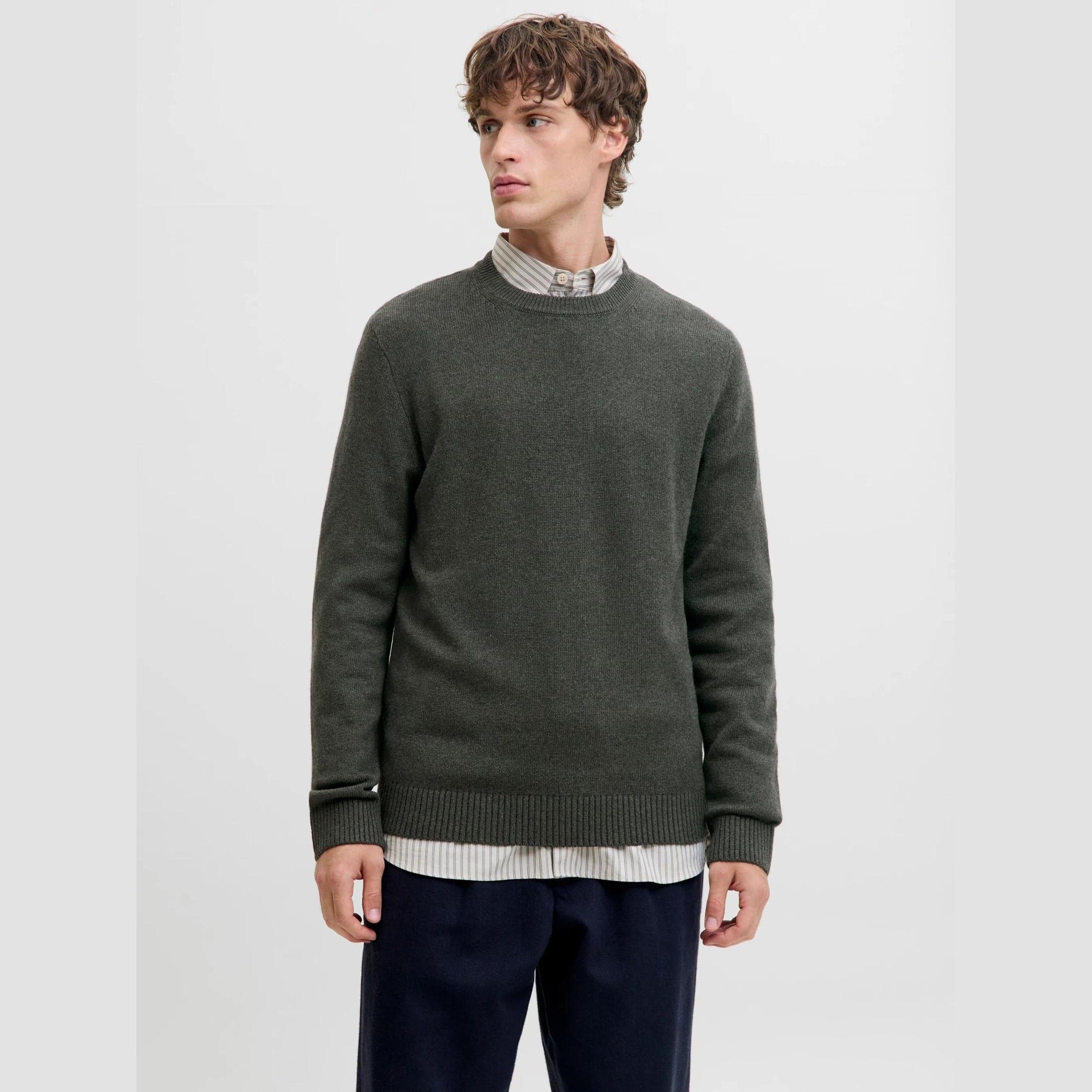 Maglione Jack & Jones Lambs peat twist in Maglioni Glad Store - Genova, commercioVirtuoso.it