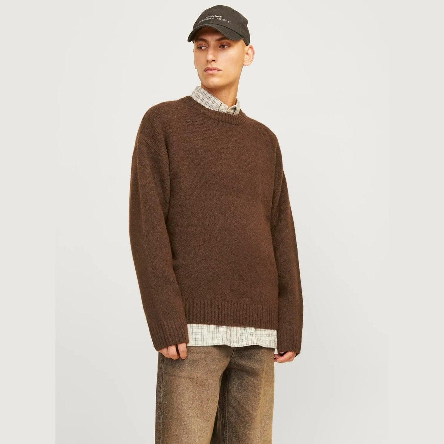 Maglione Jack & Jones Rollie Knitted chocolate lab