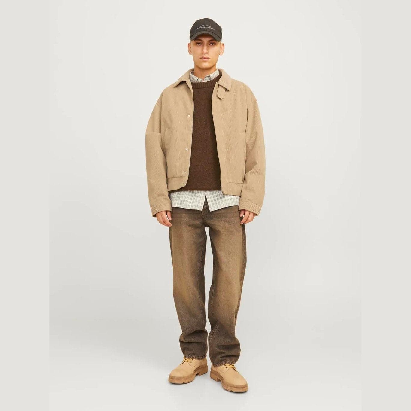 Maglione Jack & Jones Rollie Knitted chocolate lab