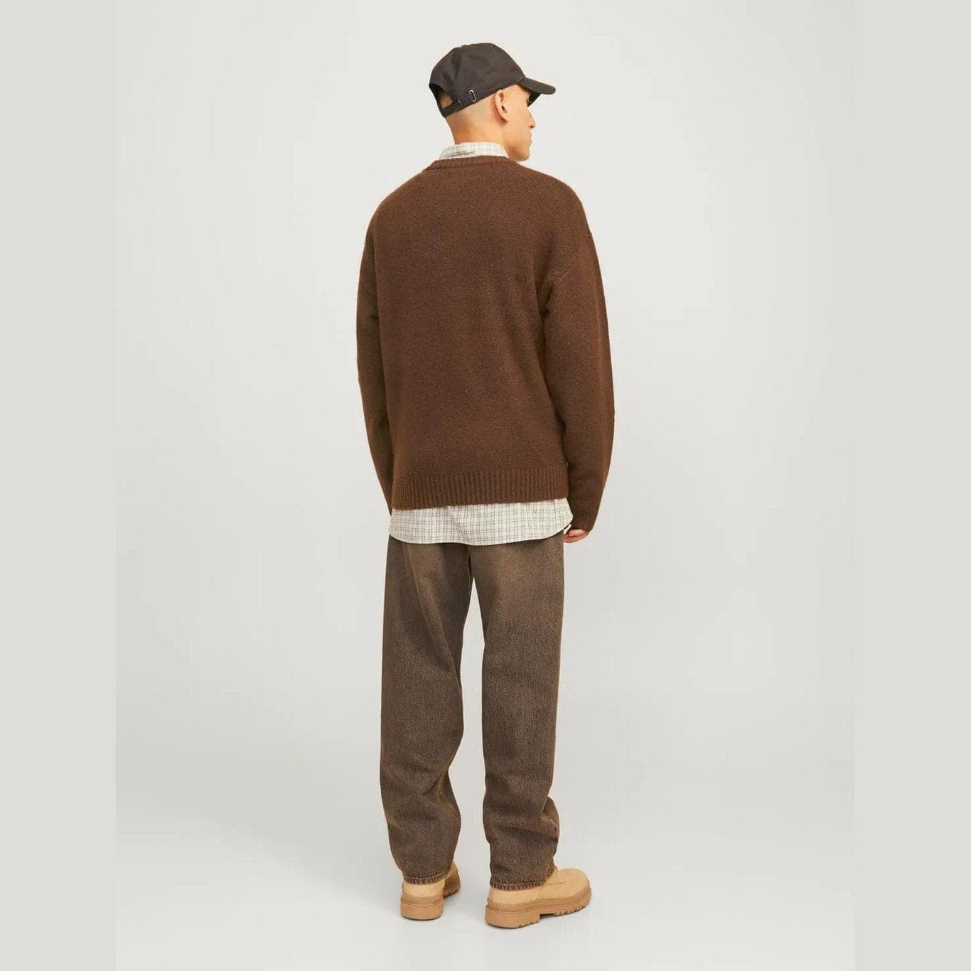 Maglione Jack & Jones Rollie Knitted chocolate lab