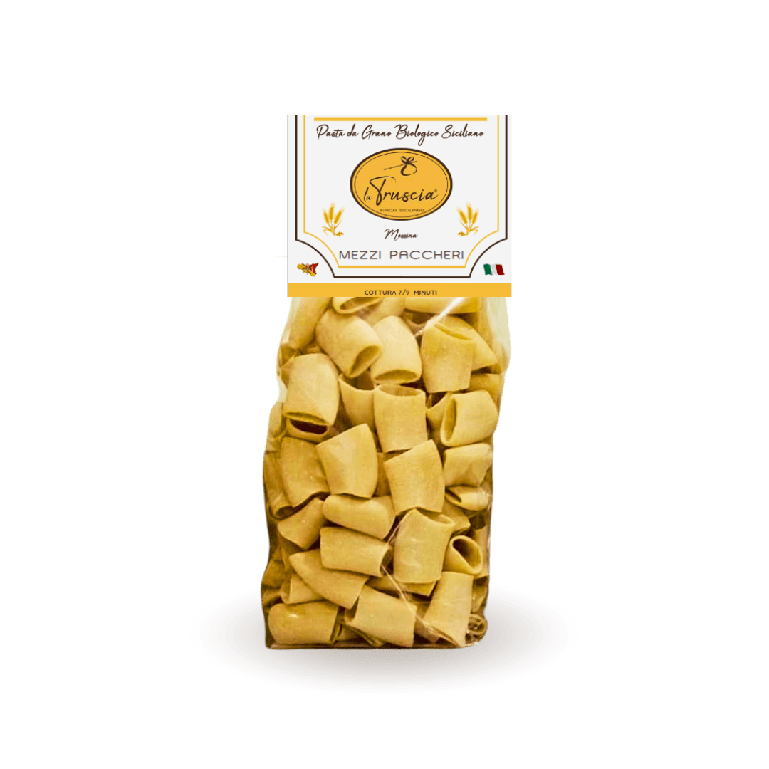Pasta di Semola di Grano Duro Biologico Siciliano - Mezzi Paccheri