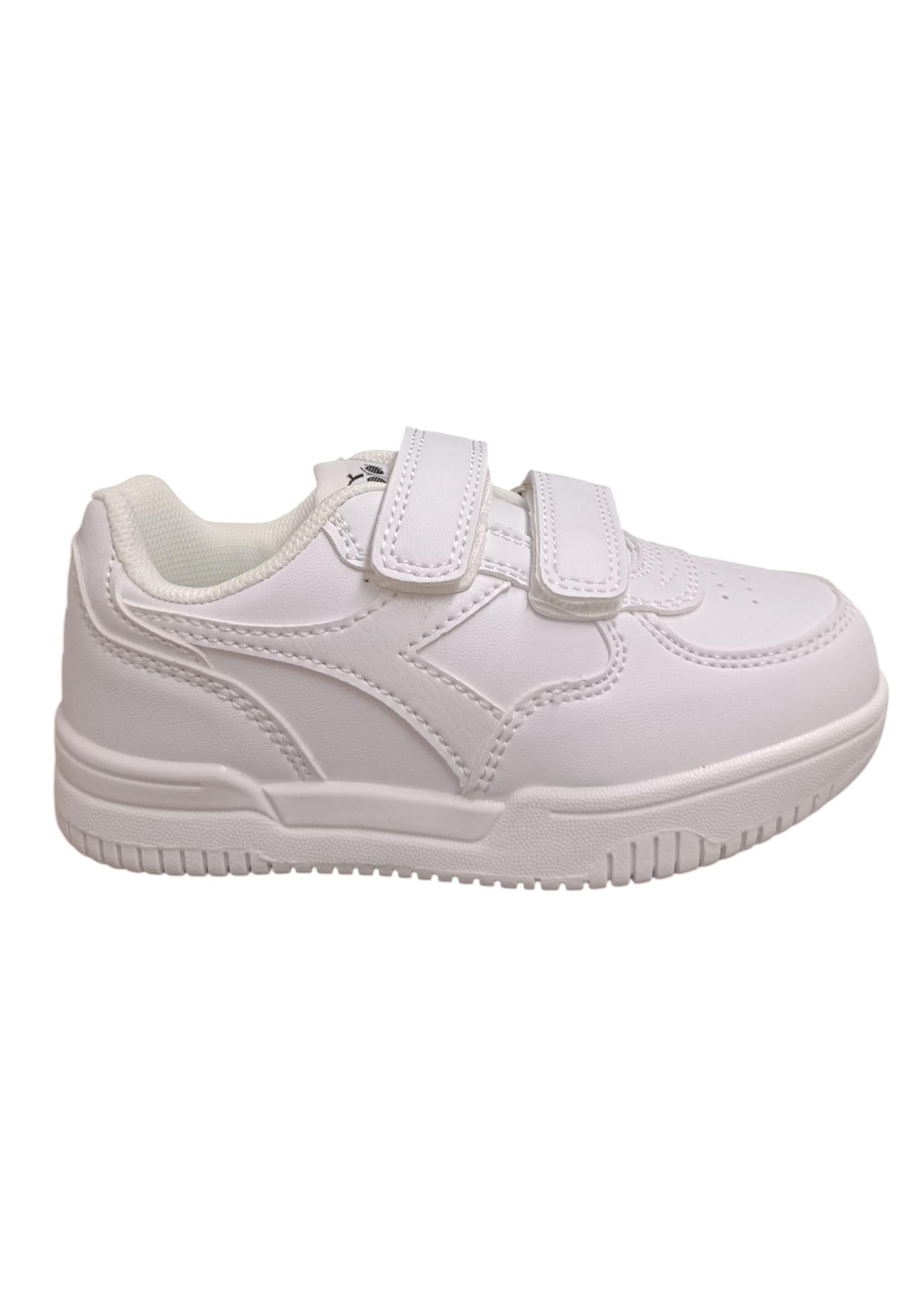 Scarpe sneakers Bambini e ragazzi Diadora RAPTOR  bianco velcro - 6