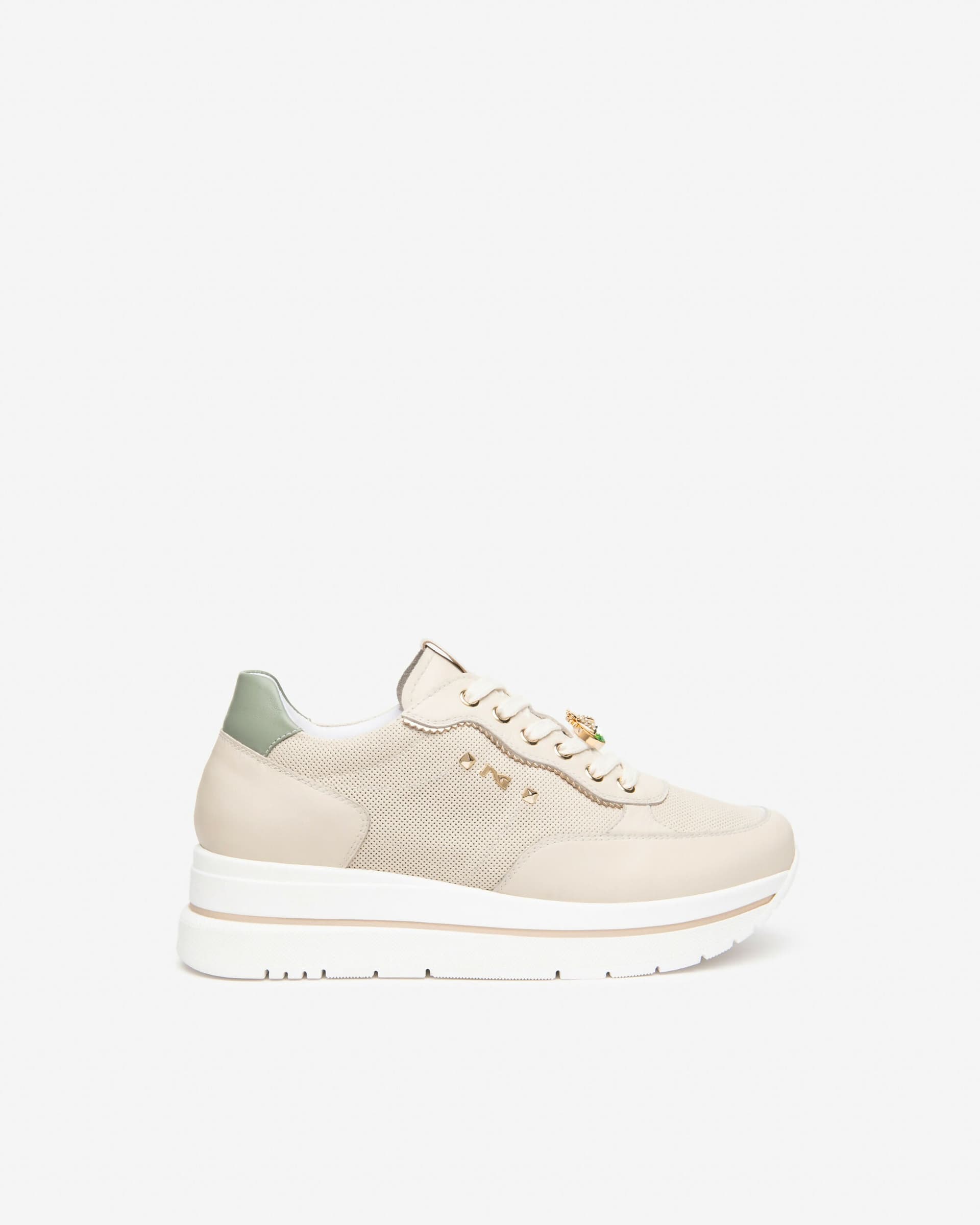 NeroGiardini Donna Sneakers in Pelle e Materiale Tecnico in Sneaker casual Cantali Calzature - Randazzo, commercioVirtuoso.it