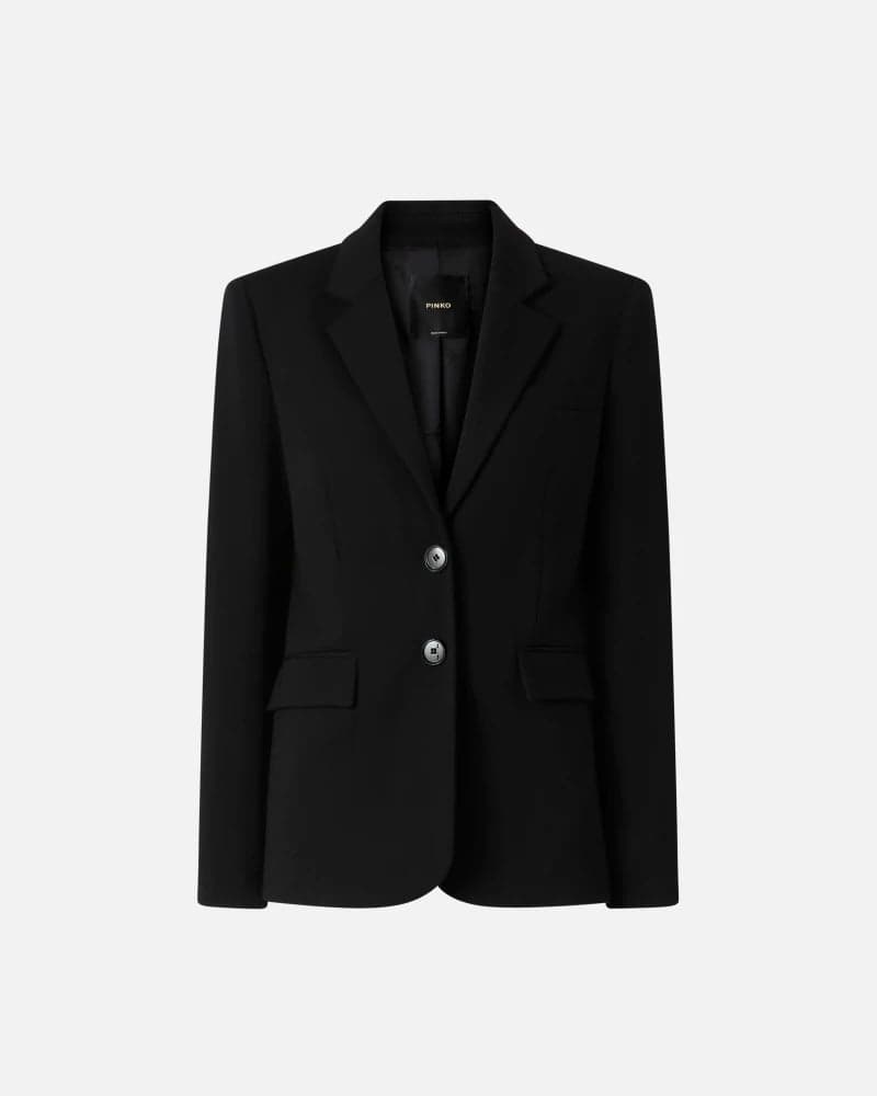 Pinko RUOTA GIACCA PUNTO STOFFA FW25 da donna in Giacche da abito e blazer Drestige - Casamassima, commercioVirtuoso.it