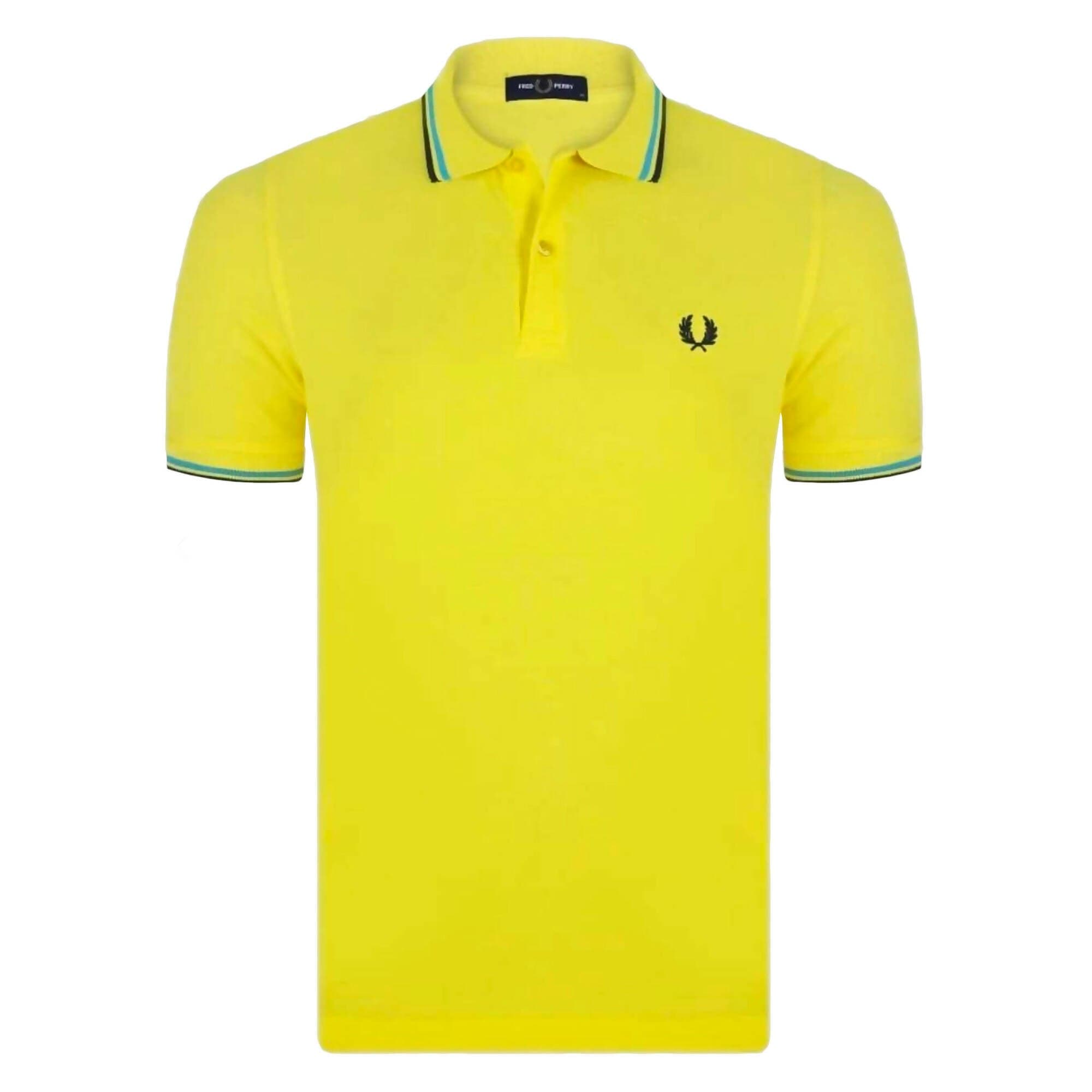 Fred Perry Polo Con Doppia Riga Uomo Regolar Fit Polo Maniche Corte Con Colletto in Polo Euforia - Bronte, commercioVirtuoso.it