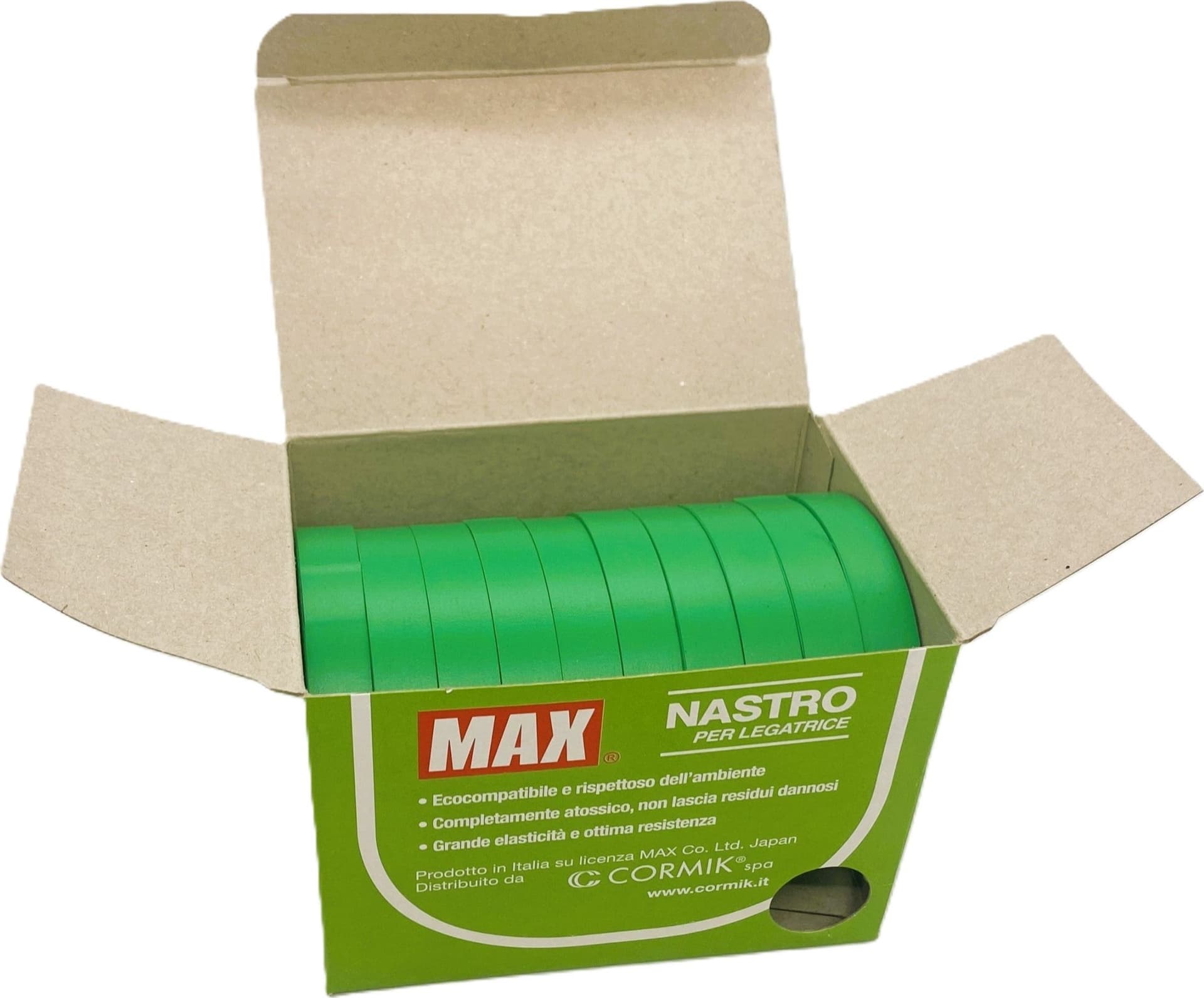 Nastro Per Pinza Legatrice Verde MAX cf.10 Rotoli in Reggiatura Taliachicce.it - Milazzo, commercioVirtuoso.it