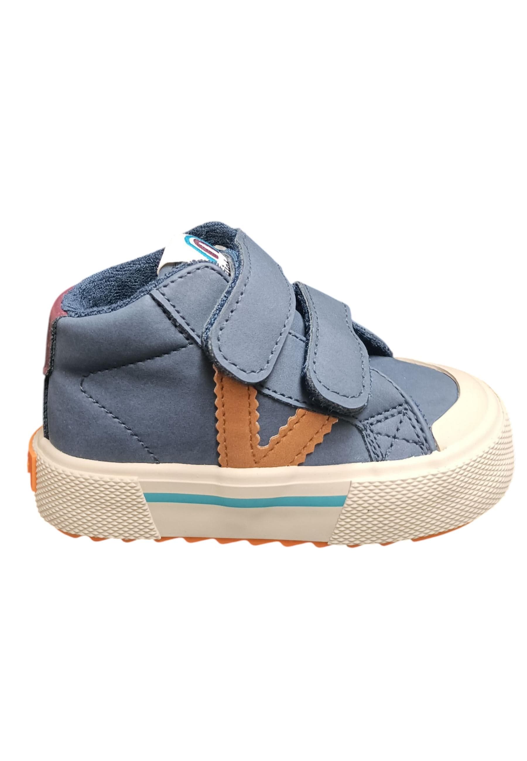 Scarpe sneakers Bambini e ragazzi Victoria tribu blue-arancione velcro - 11