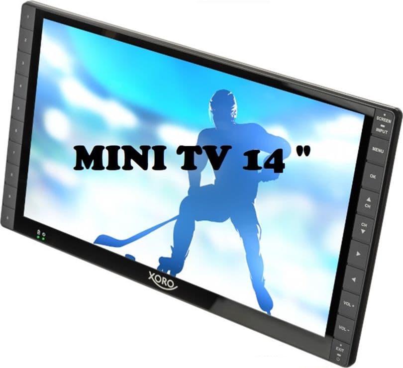 Televisore portatile LED 14" Pollici FULL HD XORO PTL 1400 V2 DVB-T2 H.265/HEVC 10 bit in Televisori DFP Elettronica Store - Scafati, commercioVirtuoso.it