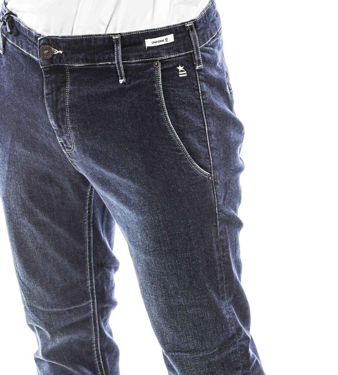 Uniform jeans tasca a filo new denver confort in Jeans Broadway Red - Barletta, commercioVirtuoso.it