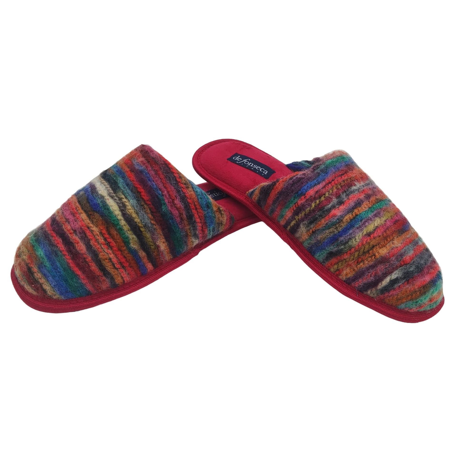 de fonseca Folk Meravigliose Ciabatte Artistiche da Donna, Pantofole Invernali in Cotone di Prima Scelta, Slippers Comode e Lavabili per Casa, Ultima Moda qualità in Ciabatte moda Primo Calzature - Venezia, commercioVirtuoso.it