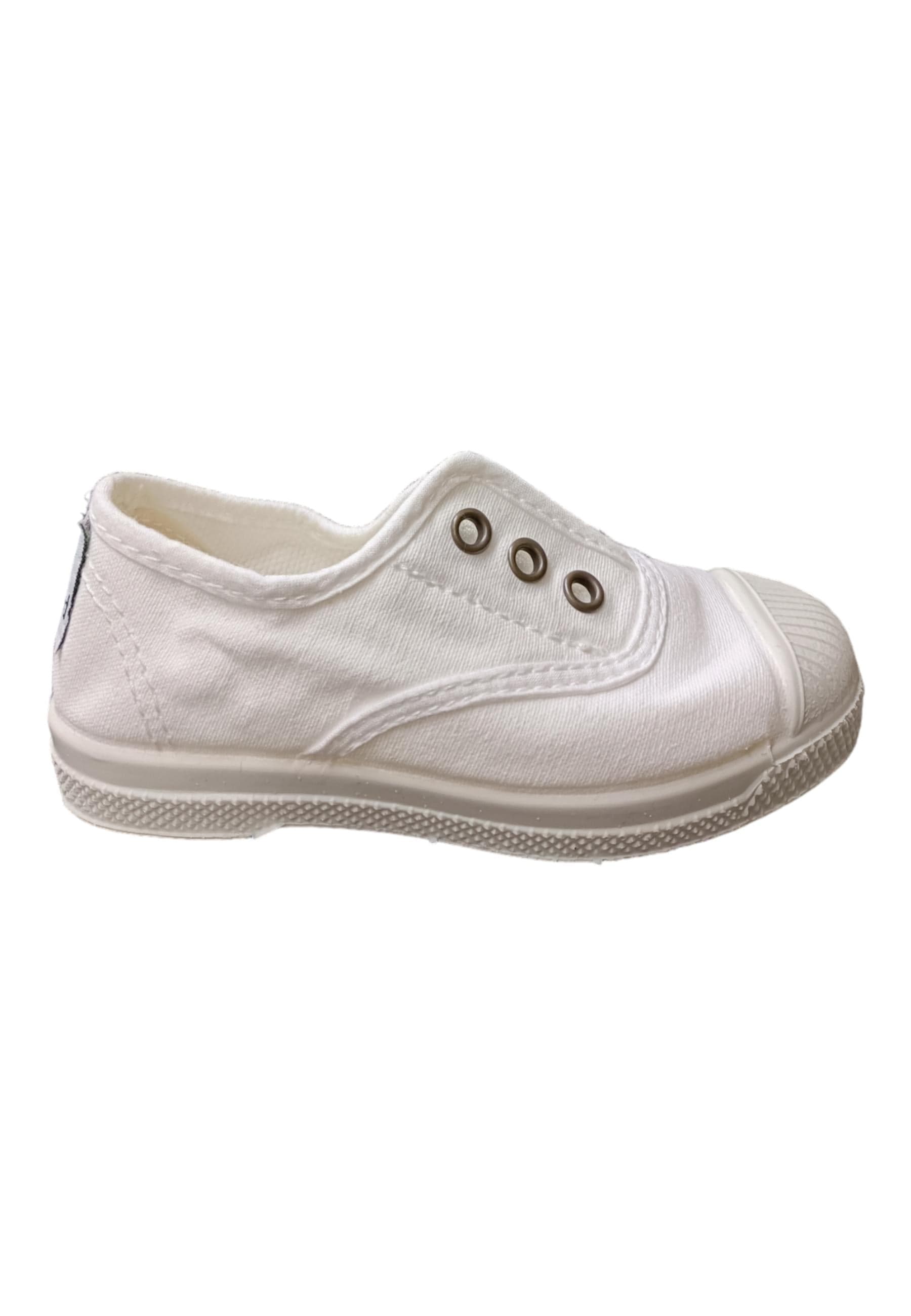 Scarpe sneakers Bambini e ragazzi natural world 470  bianco elastico - 6