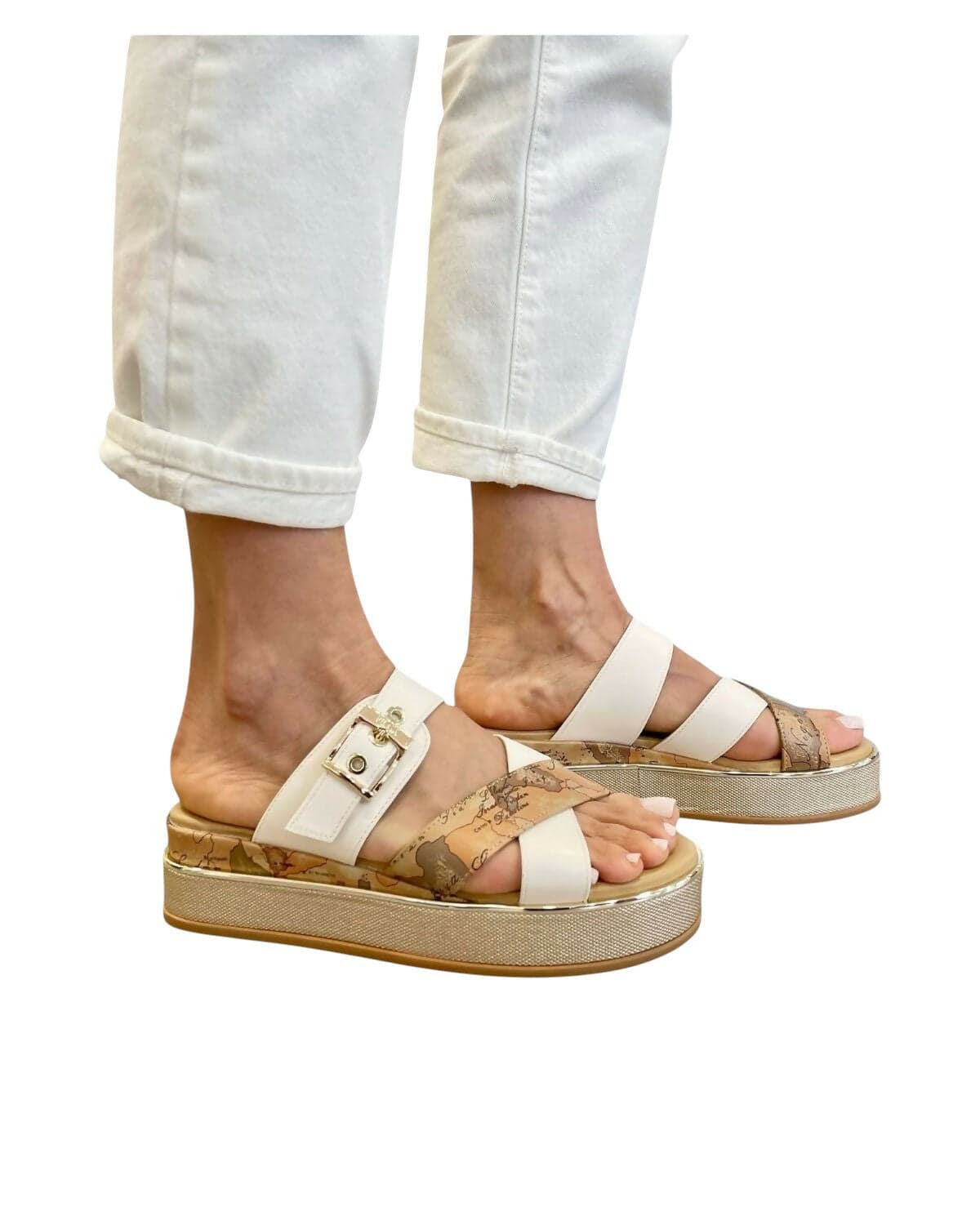 Alviero Martini 1° Classe Sandali con platform in Ciabatte moda Cantali Calzature - Randazzo, commercioVirtuoso.it