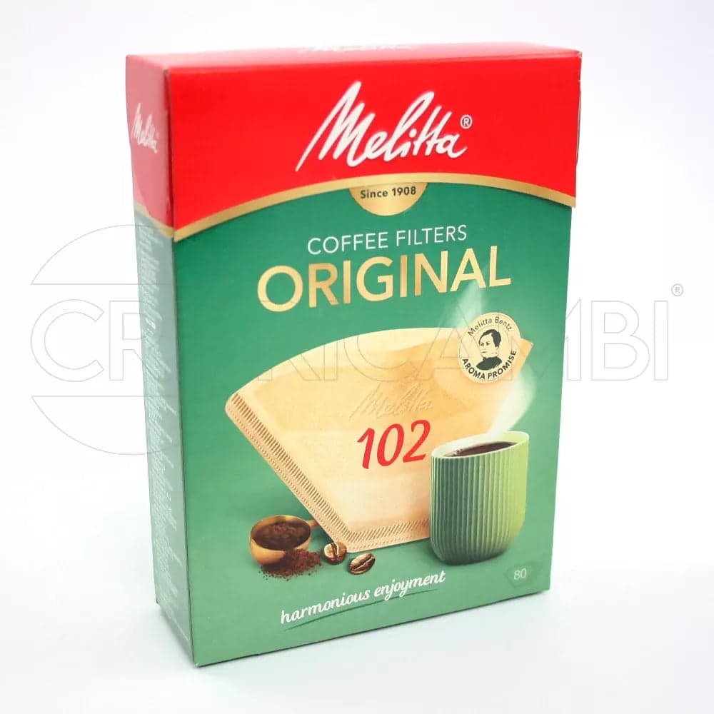 80 Filtri 1x2 Melitta Original 102 Aromatizzati per Caffè Orzo in Filtri usa e getta CRE Ricambi - Fabriano, commercioVirtuoso.it