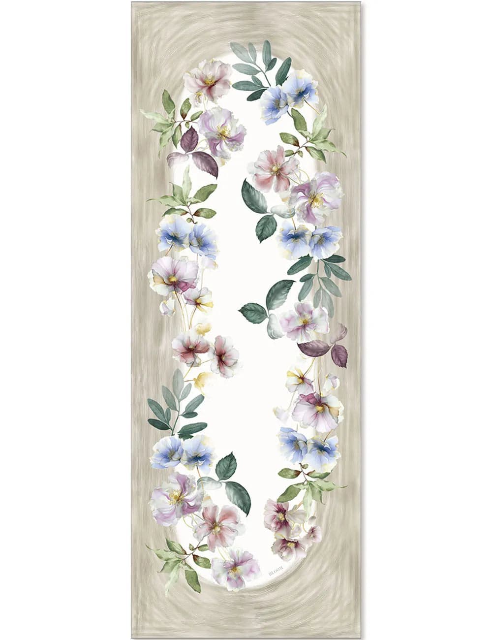 Runner Tessitura Randi Bouquet 50 x 150 CM Cotone in Runner The King Luxury - San Marcellino, commercioVirtuoso.it