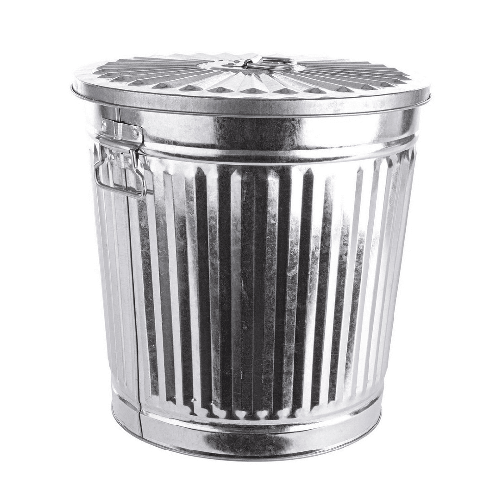 Bidone "London metallo zincato" in zinco galvanizzato - 3