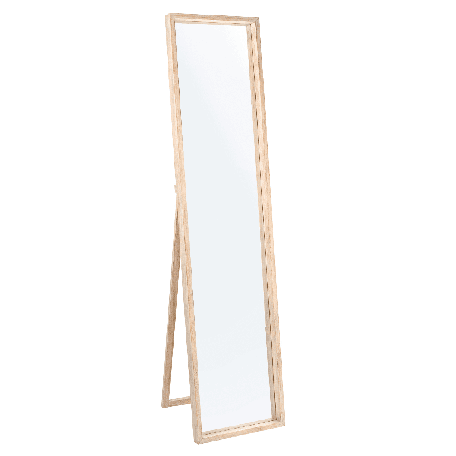 Specchio da terra con cornice in legno "Tiziano" in Specchi da parete Decor Space - Altamura, commercioVirtuoso.it