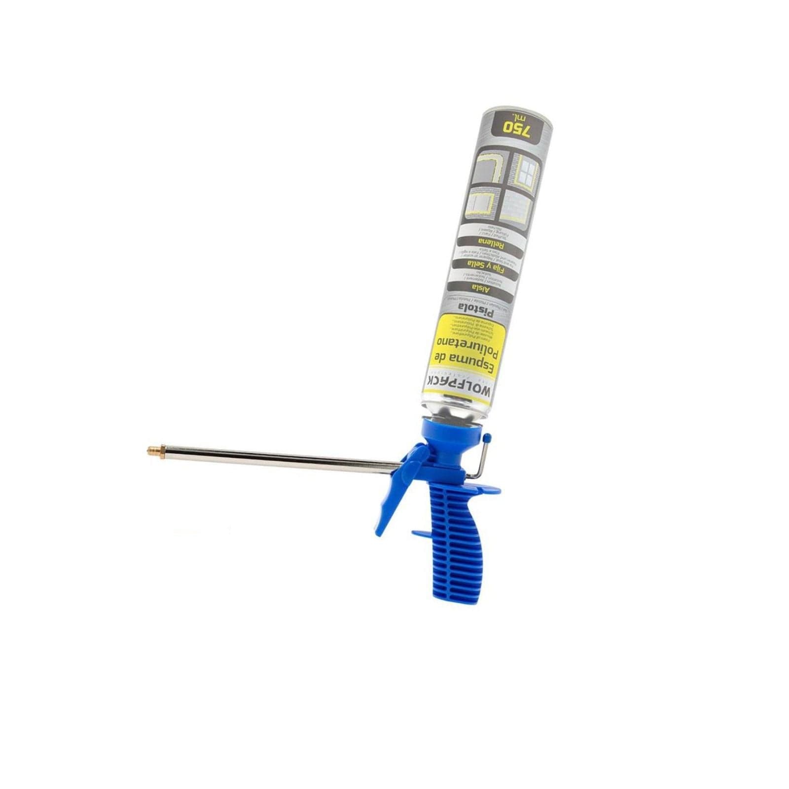 Pistola per schiuma poliuretanica in plastica con tubo zincato in Espanso monocomponente La Zappa - Altamura, commercioVirtuoso.it