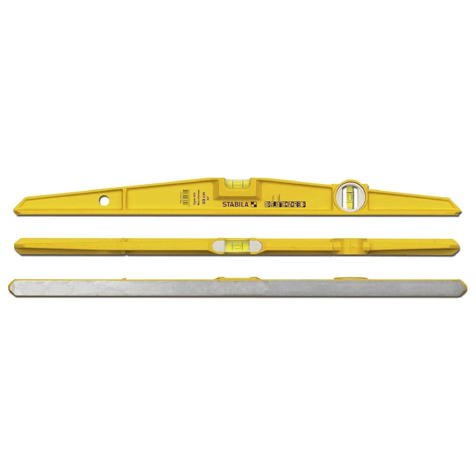 Livella trapezoidale "81S" sottile e obliqua a due fiale con profilo in alluminio in Generatori di linea laser La Zappa - Altamura, commercioVirtuoso.it
