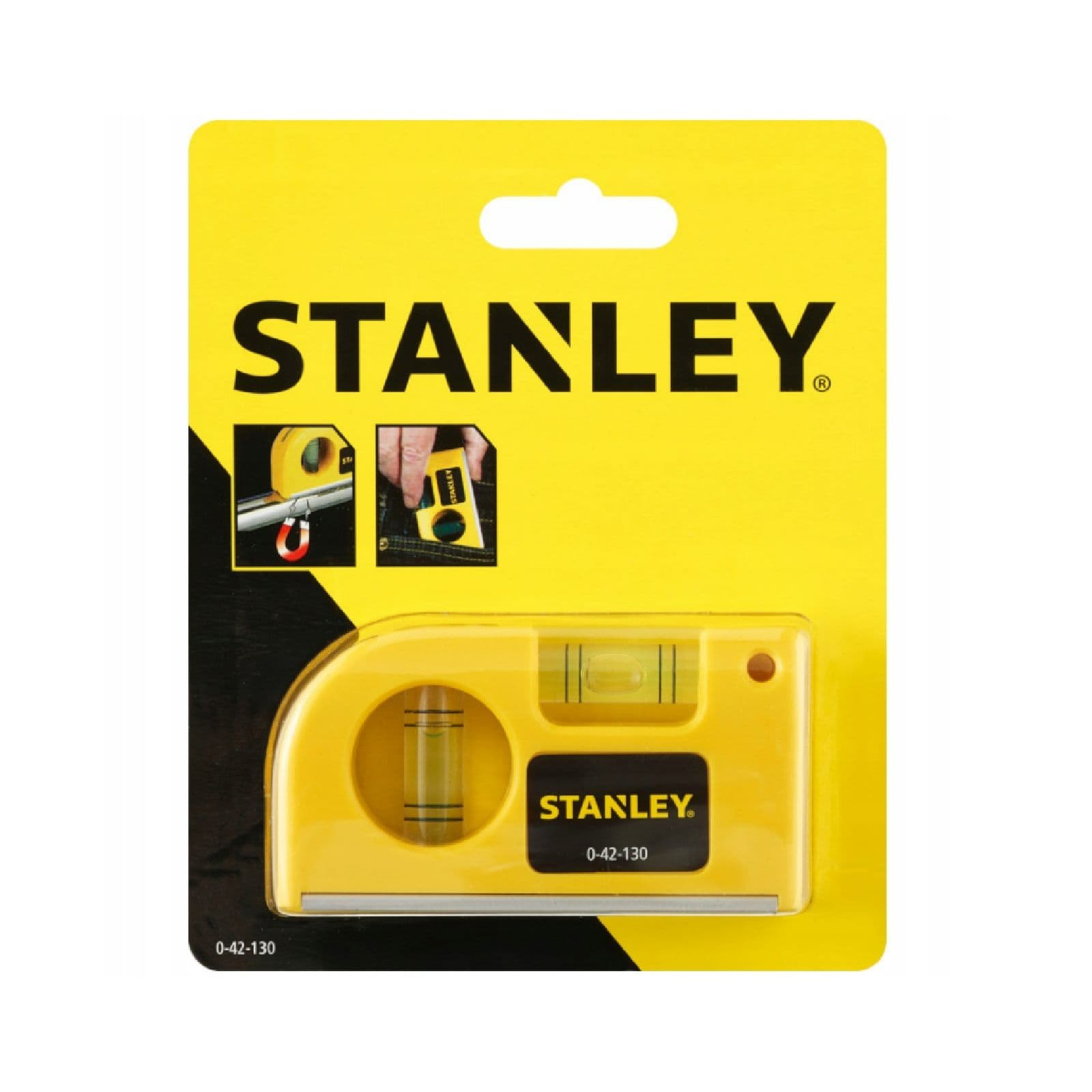 Livella magnetica tascabile a due bolle realizzata in materiale sintetico resistente in Generatori di linea laser La Zappa - Altamura, commercioVirtuoso.it