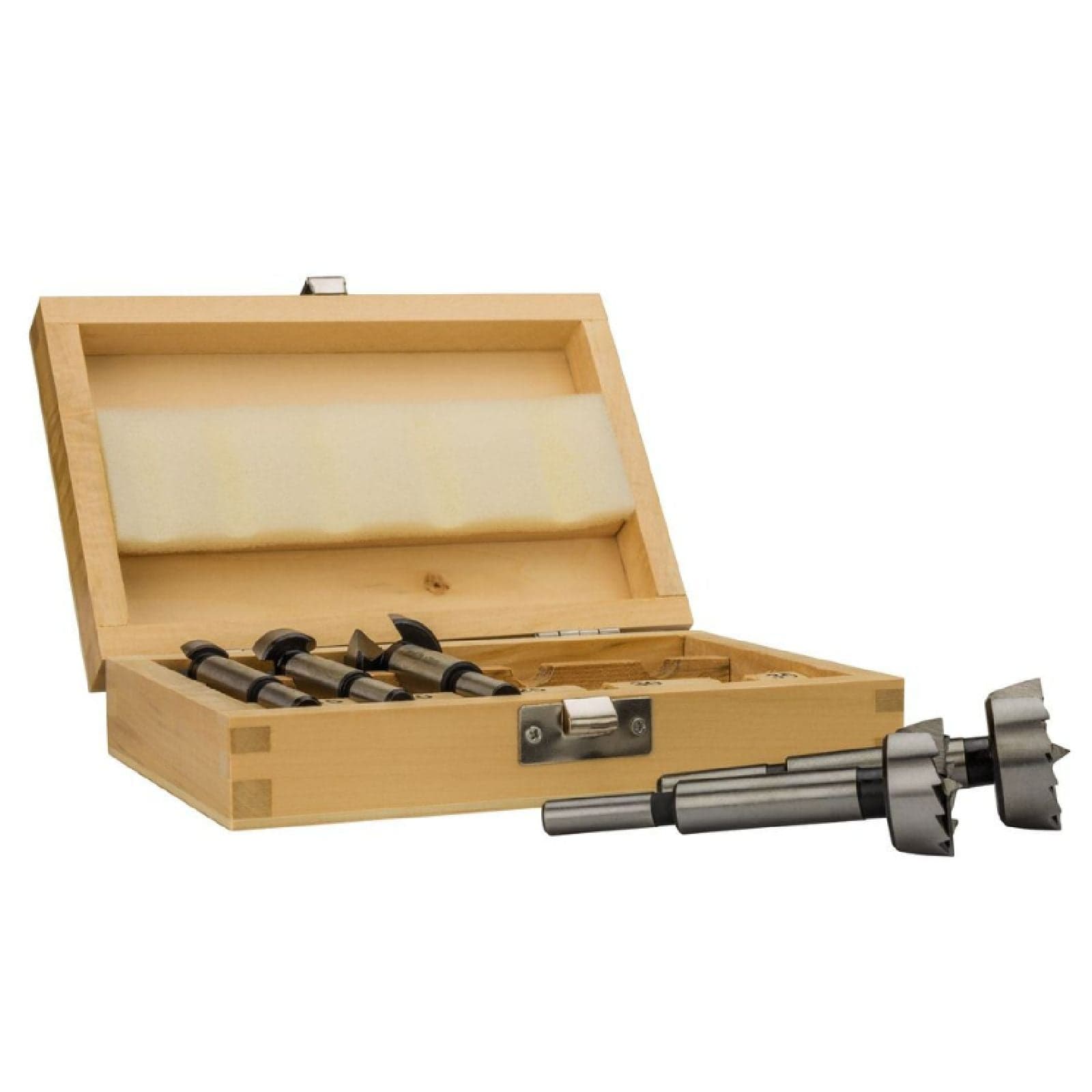 Set da 5 pezzi di punte a fresa con gambo di Ø 8 mm in cassetta di legno in Frese verticali La Zappa - Altamura, commercioVirtuoso.it