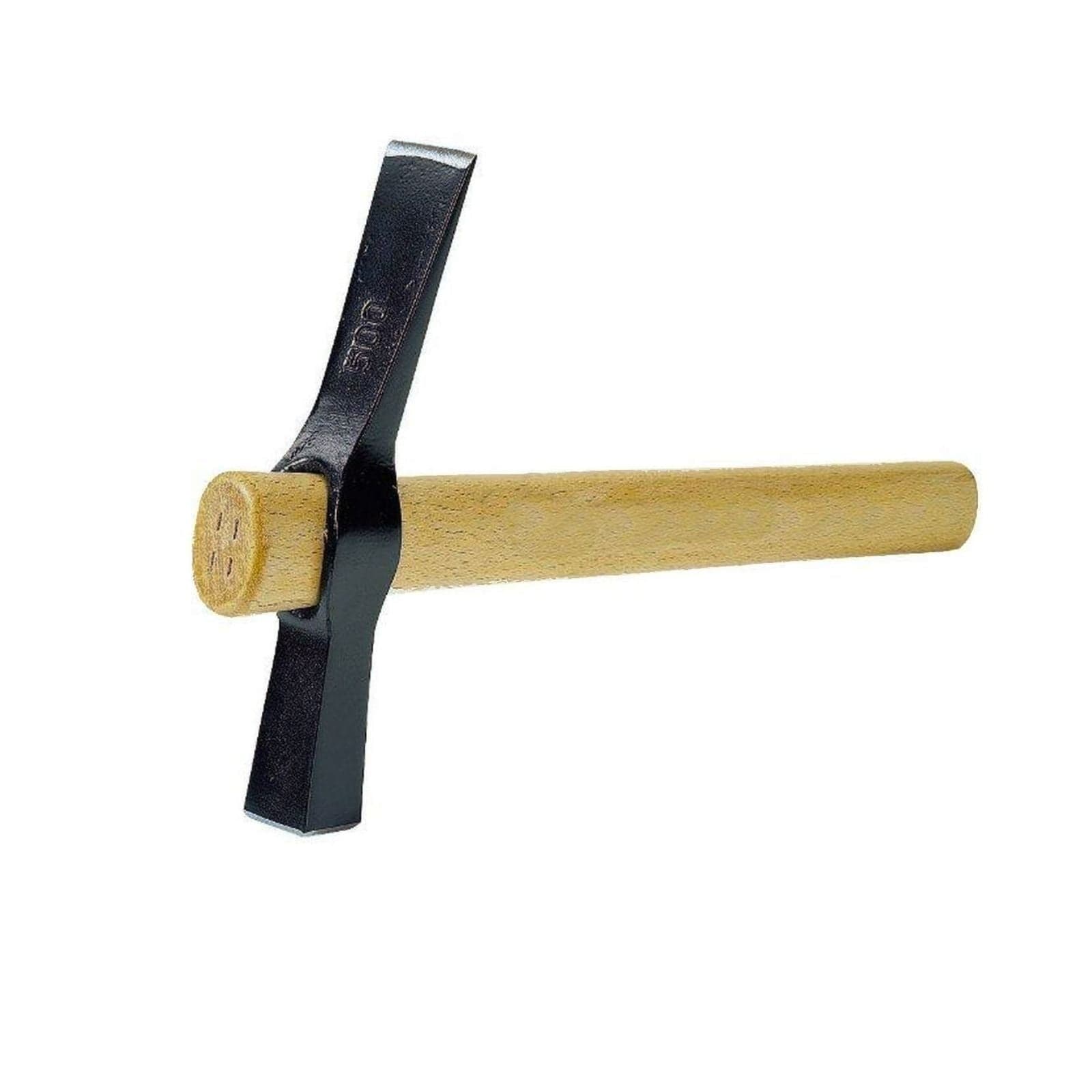 Martello per muratore con testa in acciaio e manico in legno verniciato 500 gr in Martelli da carpentiere La Zappa - Altamura, commercioVirtuoso.it