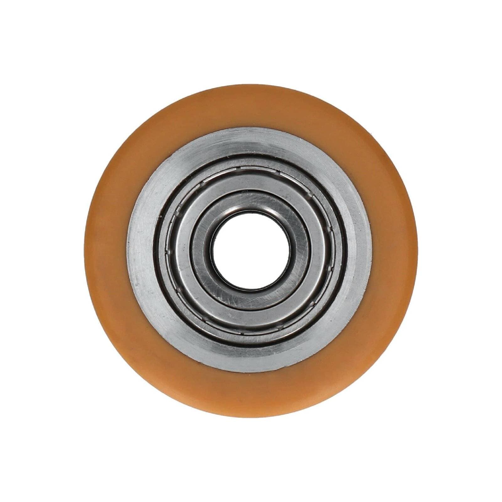 Rullo per transpallet rivestito in poliuretano avoprene con nucleo in acciaio 82 x 60 mm in Ruote bancali e carrelli elevatori La Zappa - Altamura, commercioVirtuoso.it