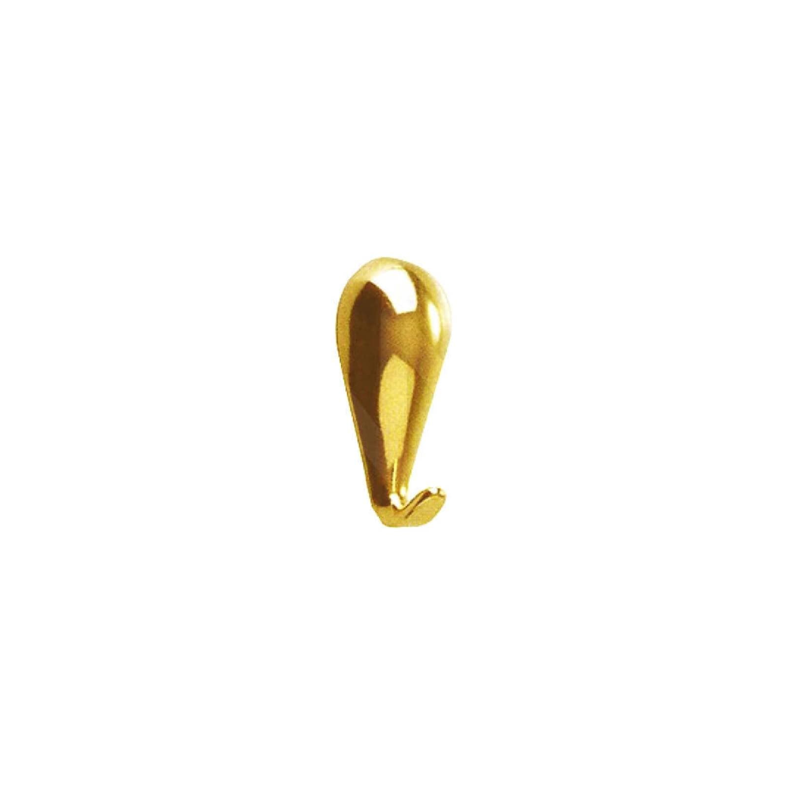 Gancio per quadri a forma di goccia di dimensioni 30 mm confezionato in blister da 5 pezzi