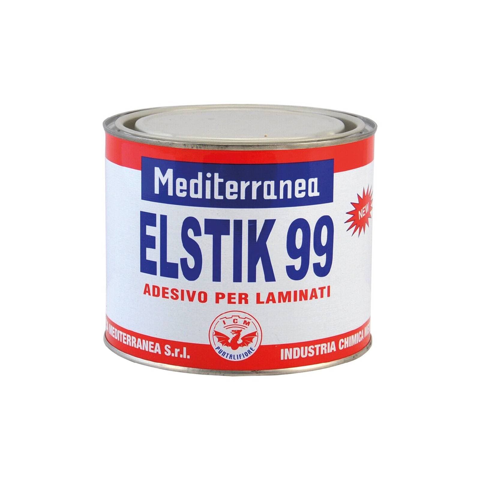 Adesivo a contatto "ELSTIK 99 NEW" ideale per l'incollaggio di laminati plastici rigidi a legno - 1