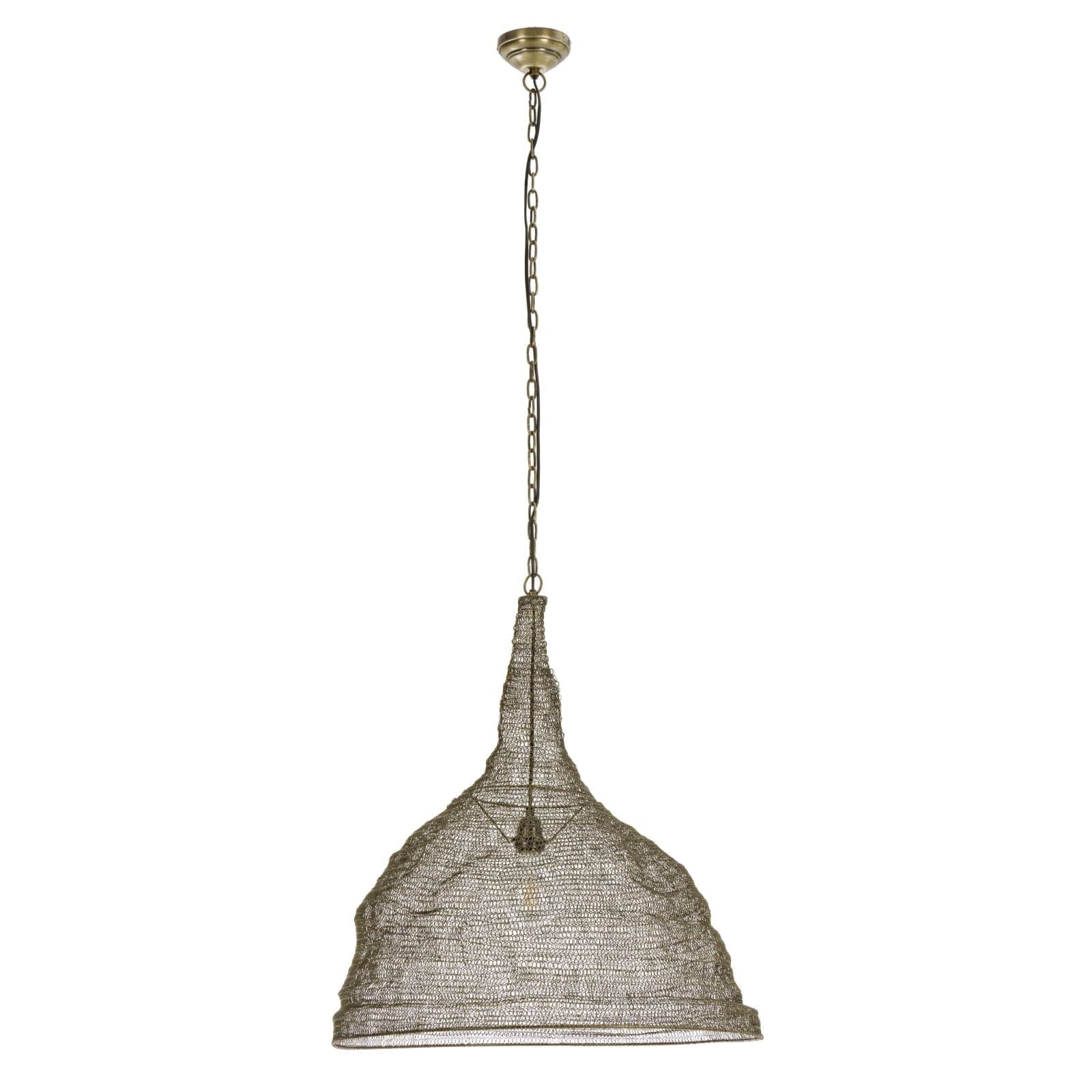 Lampadario "Amish Brass" in acciaio - 11