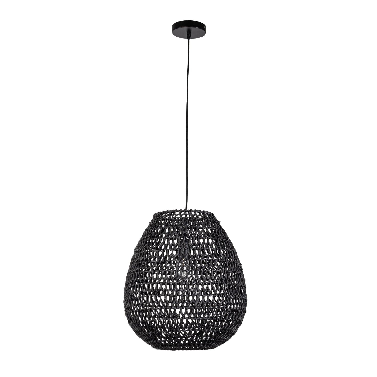 Lampadario "Zambia" in acciaio 38x42 - 7