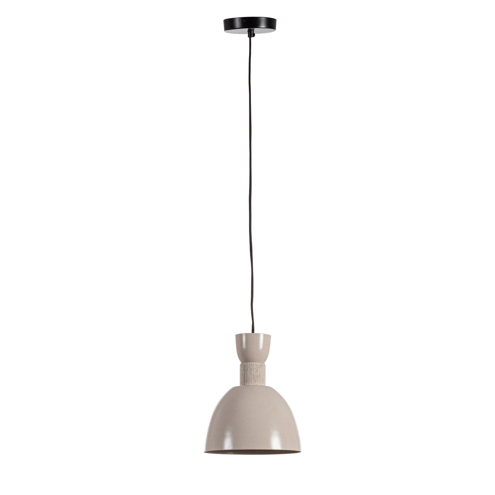 Lampadario "Jabalpur" in metallo e cotone - 16