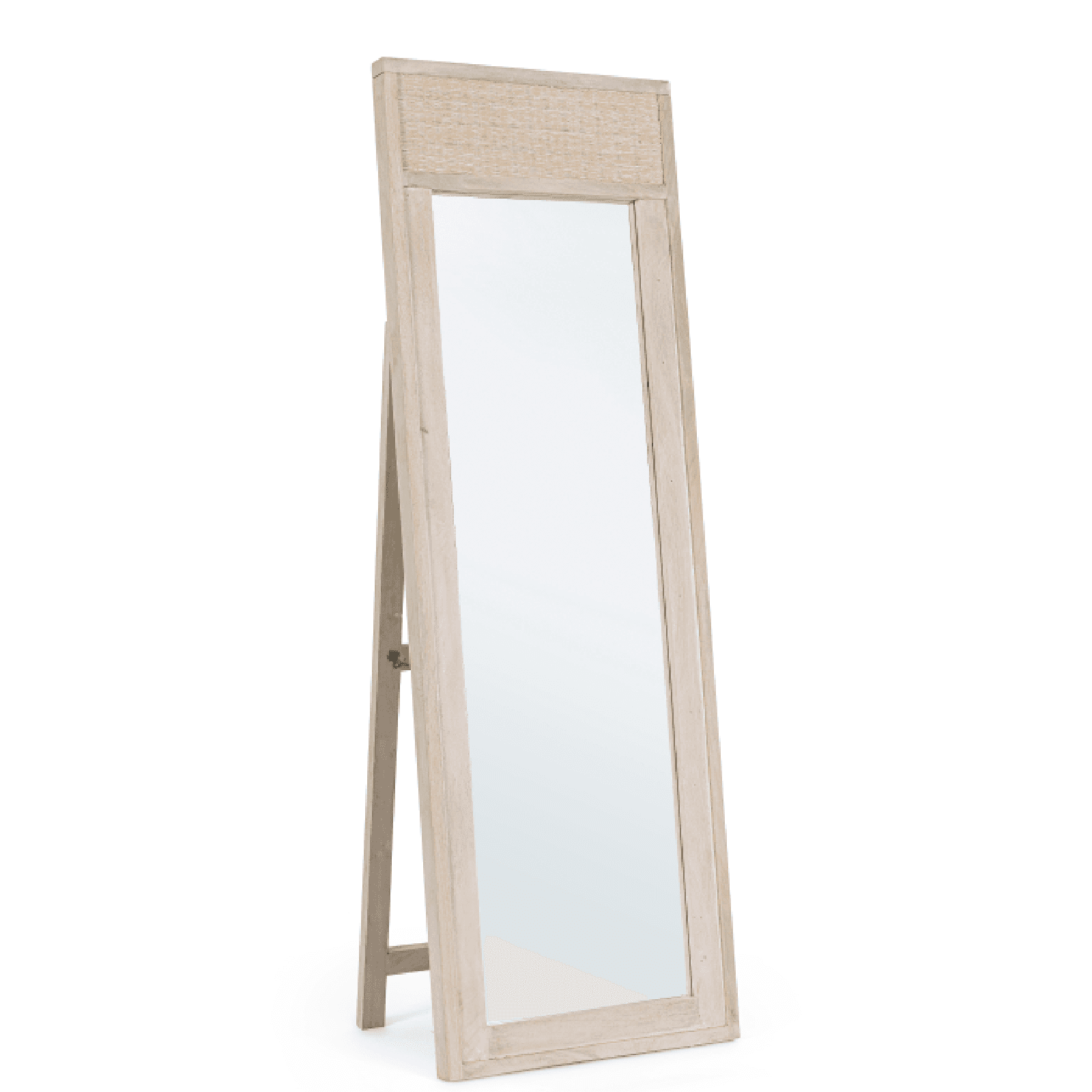 Specchio con cornice in legno "Shana" h 58a - 8b - 175 cm in Specchi da parete Decor Space - Altamura, commercioVirtuoso.it
