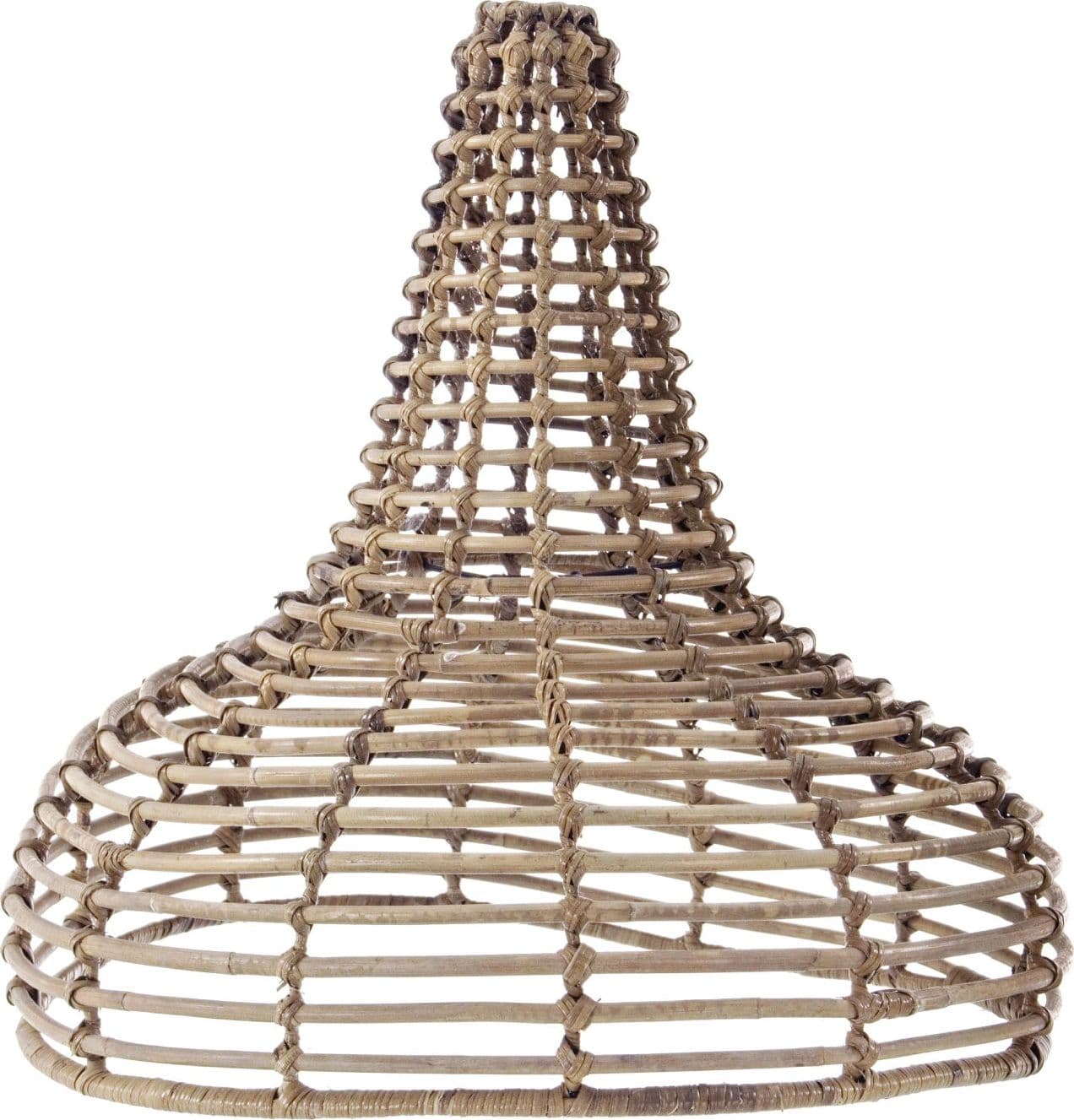 Paralume "Doson" in acciaio e rattan – Bizzotto Homemotion