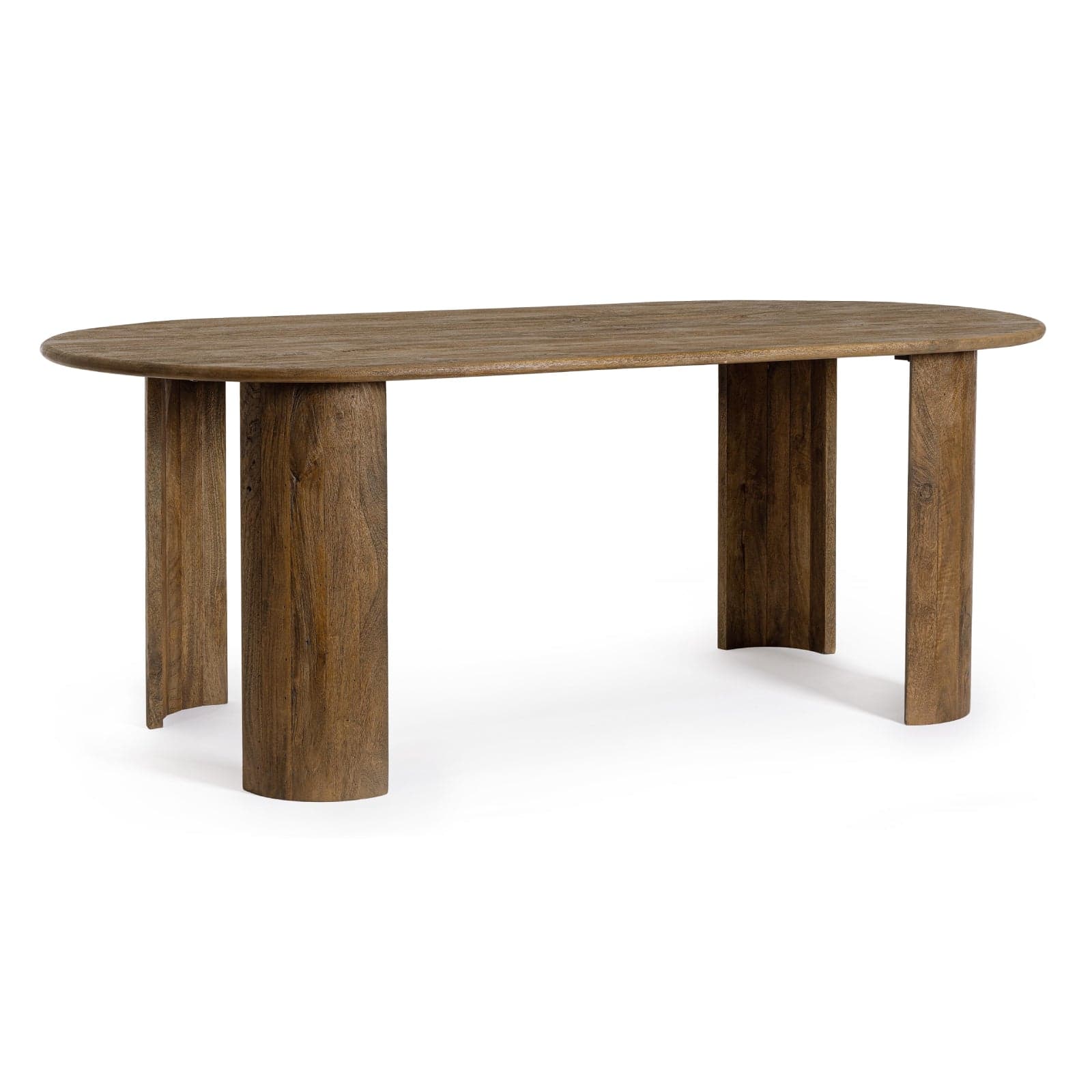 Tavolo "Orlando" in legno di mango 210-100x76 - 5