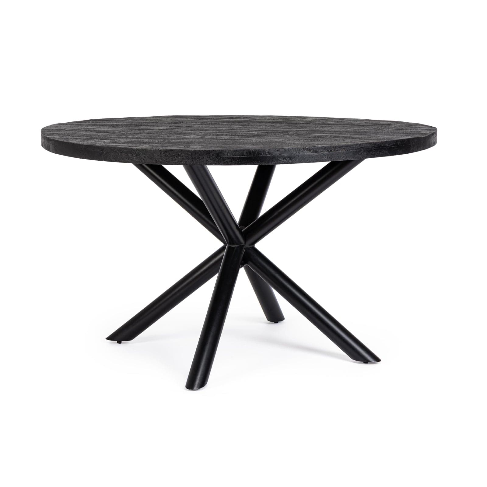 Tavolo "Hastings" nero in legno di mango e acciaio - 10