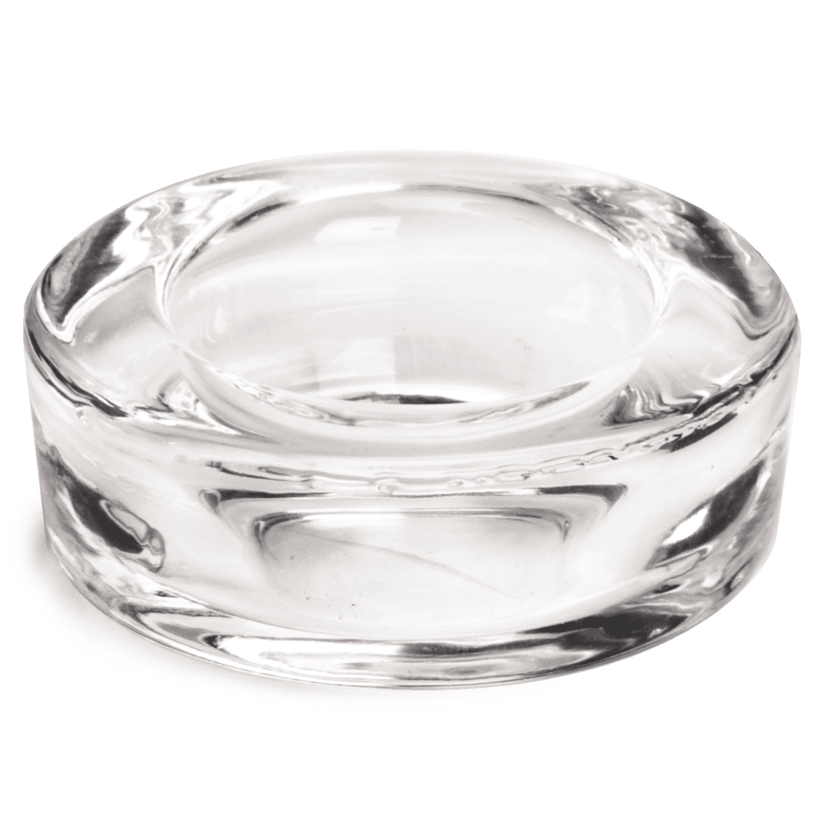 Porta tealight to h 3cm in 2 formati basico o ha  piattino basso - 3
